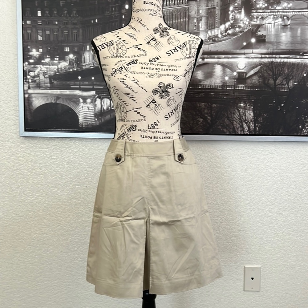 White House Black Market Khaki Skirt